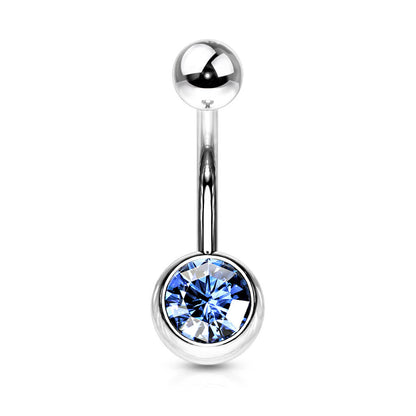 Bauchnabelpiercing Kugel Zirkonia