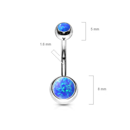 Bauchnabelpiercing Opal