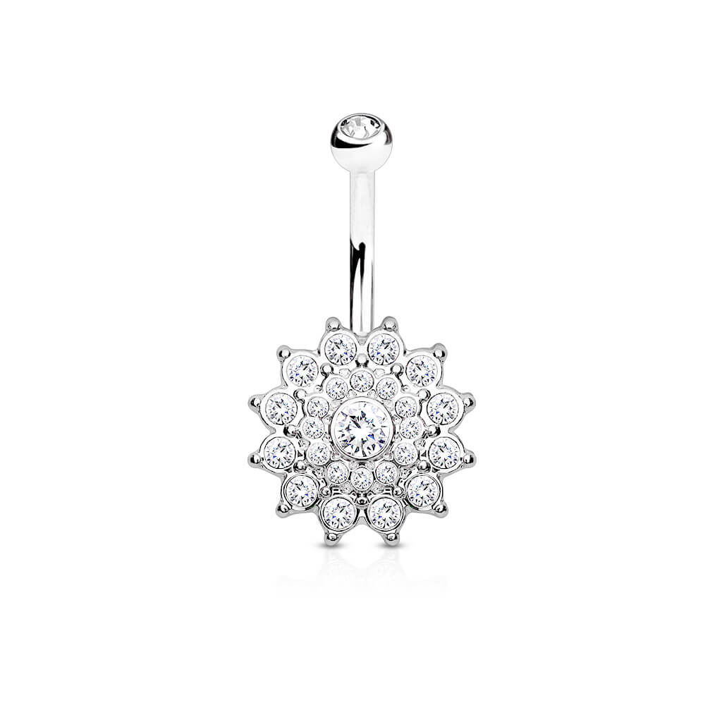 Belly Button Piercing Dahlia Zirconia