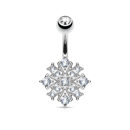 Belly Button Piercing Star Zirconia