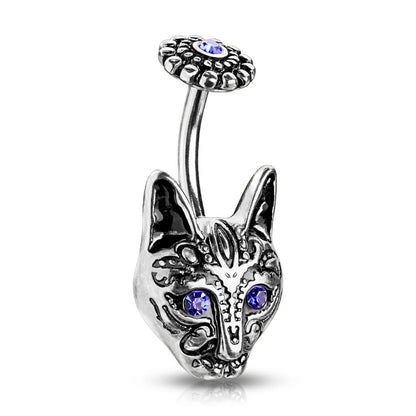 Bauchnabelpiercing Katze Zirkonia