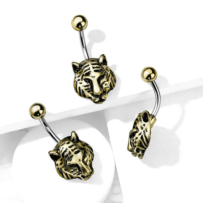 Piercing Ombelico Tigre d´oro