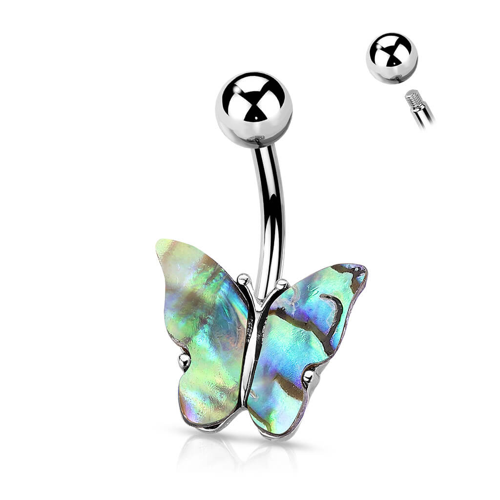 Belly Button Piercing Butterfly