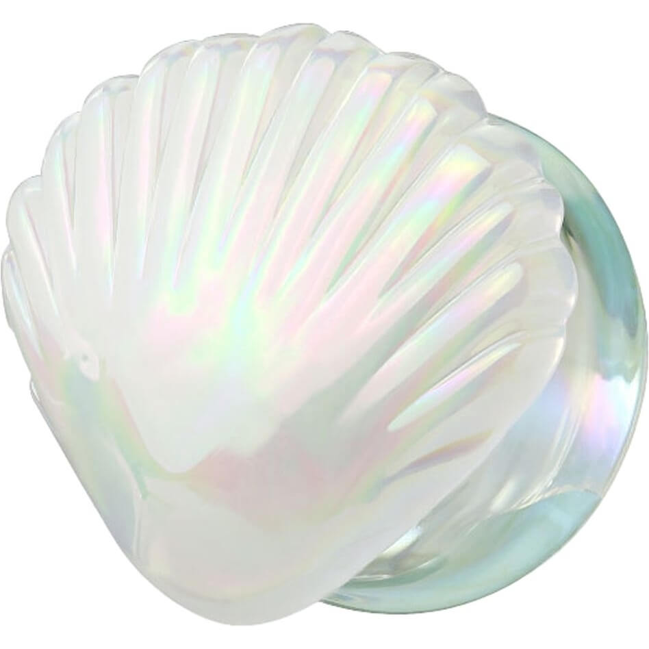 Cristal Plug Concha blanca