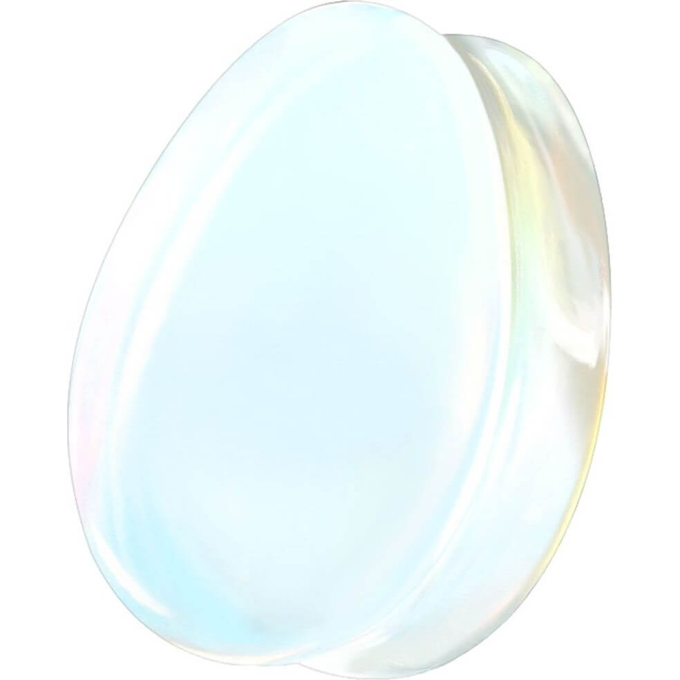 Plug Goutte Opalite Semi-Precieuse