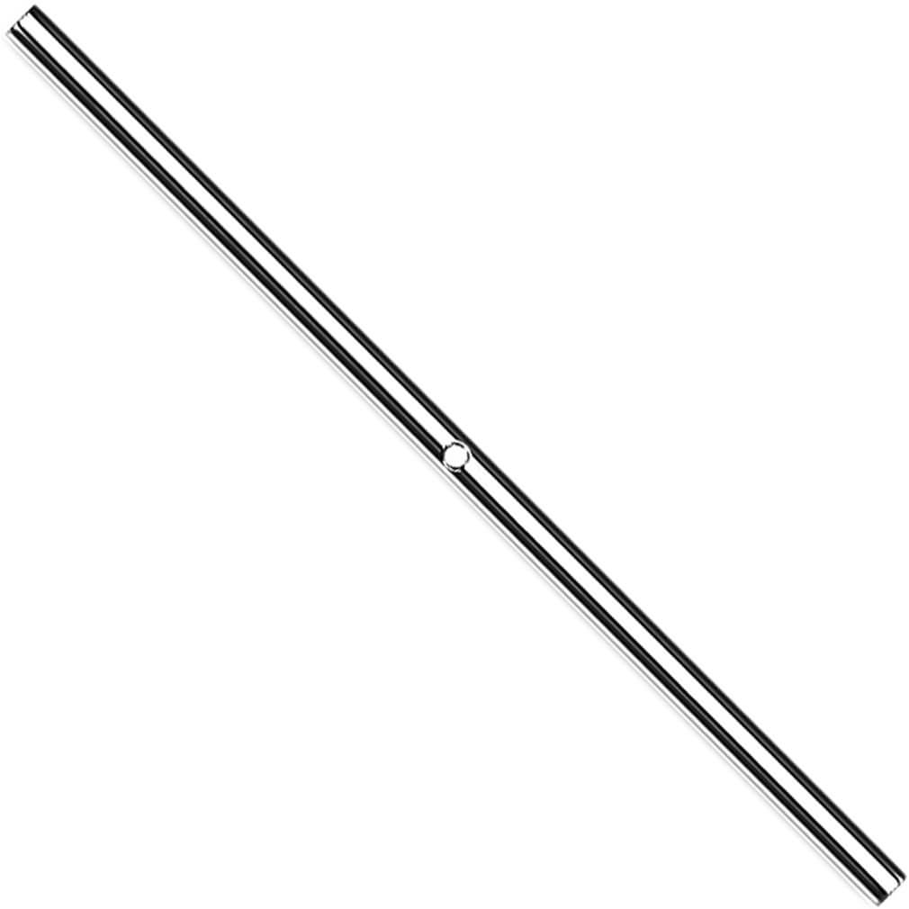 Titanium barbell pin with 1 hole Internally Threaded