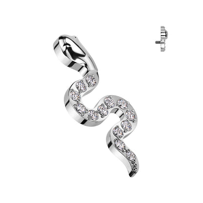 Titanium top snake zirconias Internally Threaded