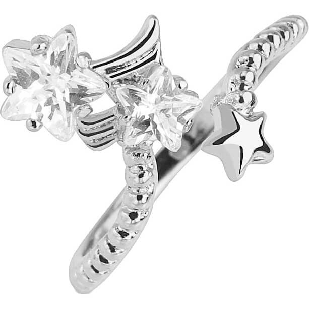 Star Adjustable Zirconia Silver