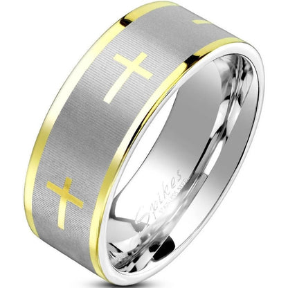 Cross Silver Gold