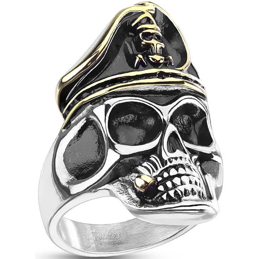 Pirat Skull Silver Gold