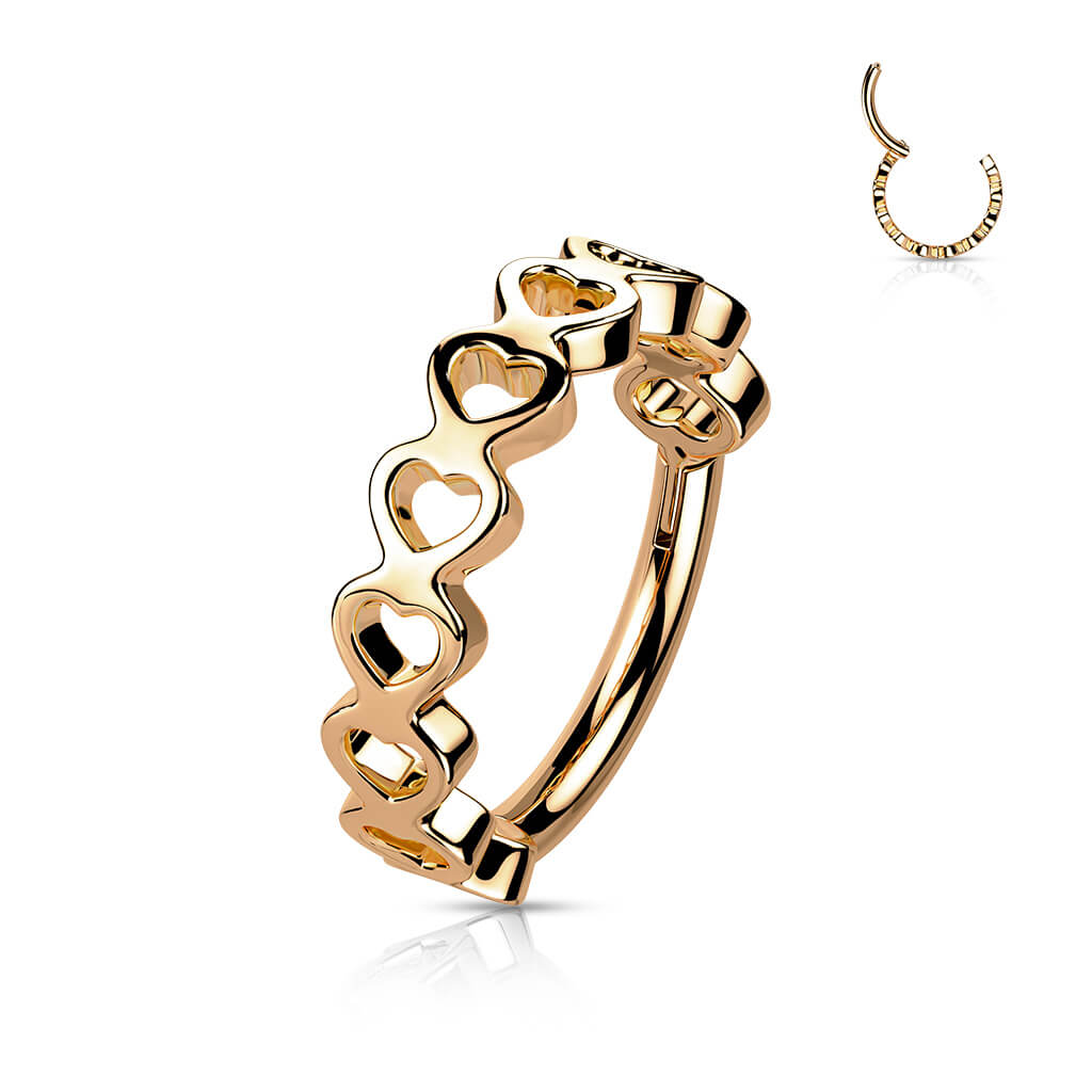 Anillo Corazones Clicker