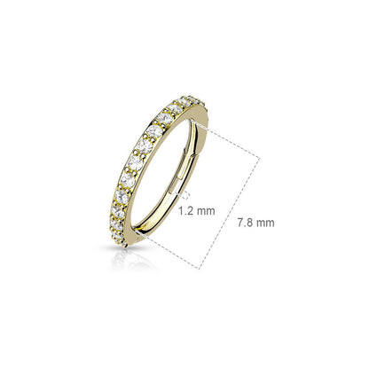 Anillo Circonita Clicker