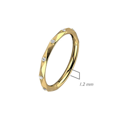 Titanium Ring Zirconia Clicker