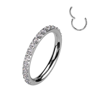 Titanium Ring Zirconia Clicker