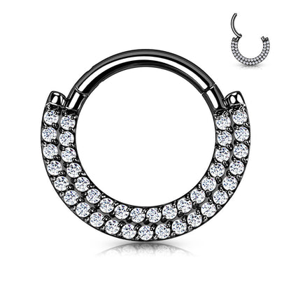 Titanium Ring Zirconia Clicker