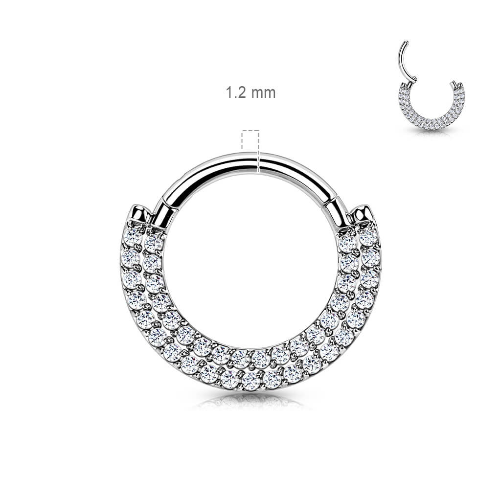 Titanium Ring Zirconia Clicker