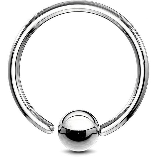 Ring Ball Silver Bendable