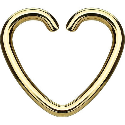 Anello Piercing  Cuore  Pieghevole