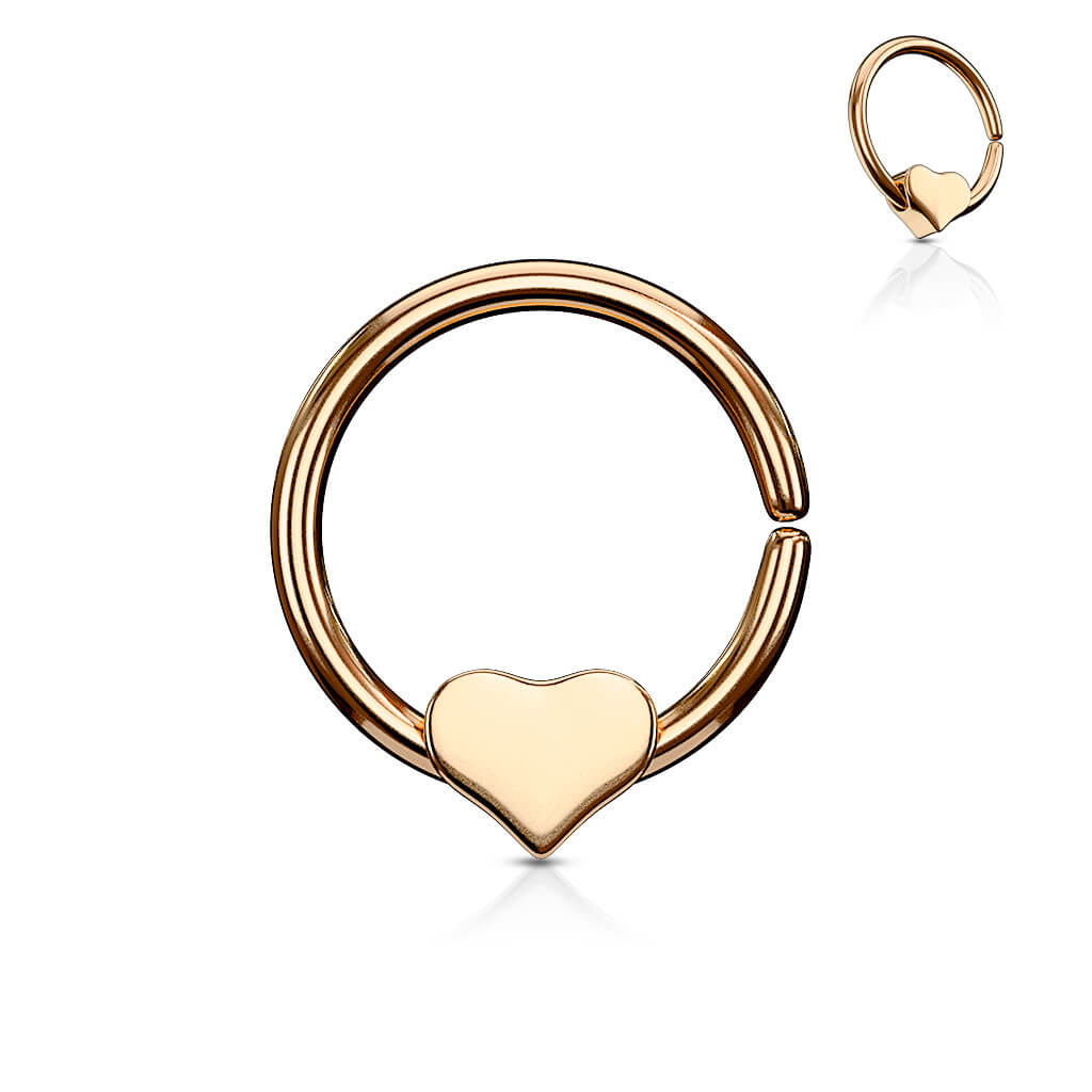 Ring Heart Flat Bendable