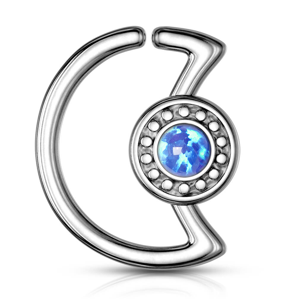 Ring Moon Opal Bendable