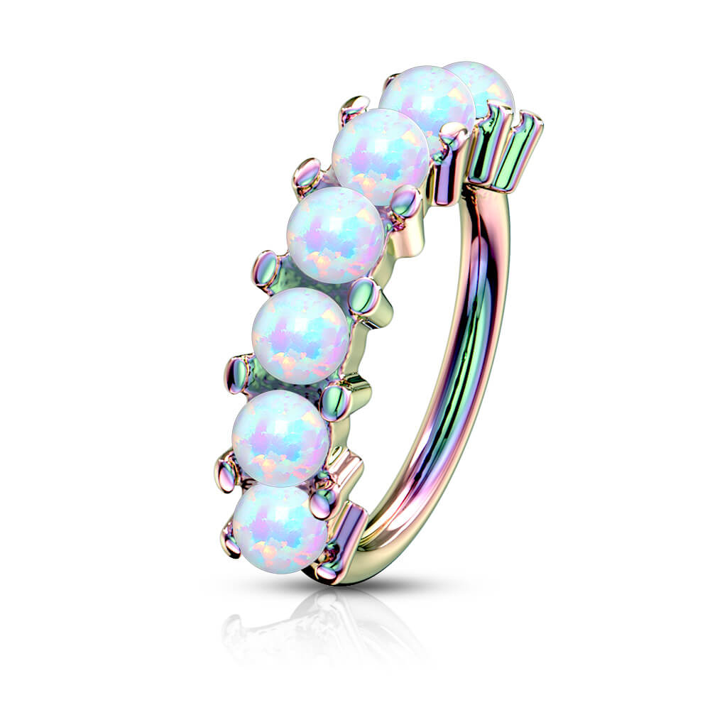 Ring 7 Opal Biegbar