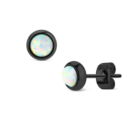 Opal Round Black