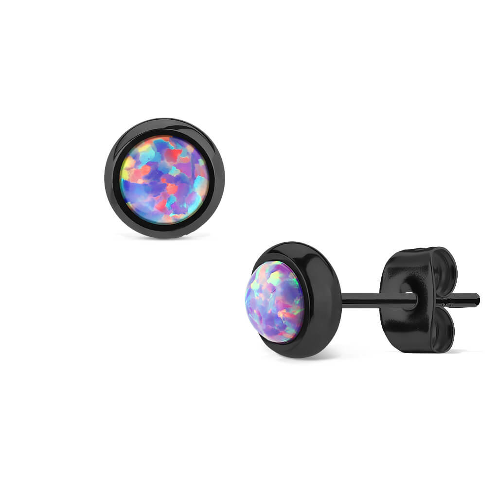 Opal Round Black