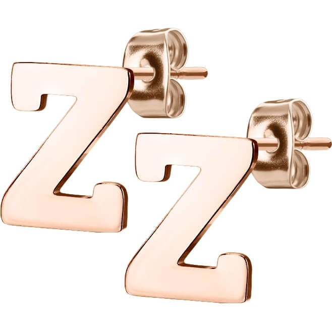 Lettere A-Z in oro rosa