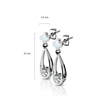 Drop Zirconia dangle