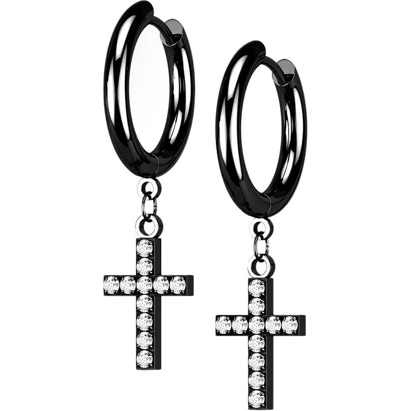 Cross Zirconia dangle Clicker