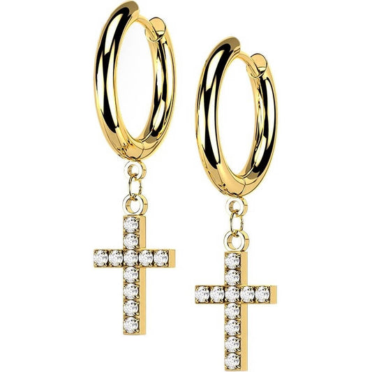 Cross Zirconia dangle Clicker