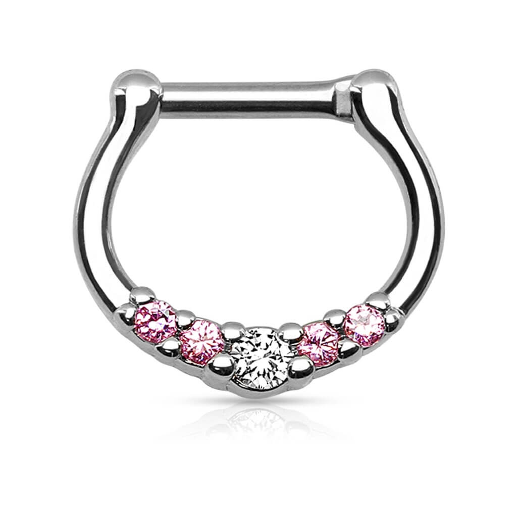 Piercing Septum  Clicker Zirconia Clicker