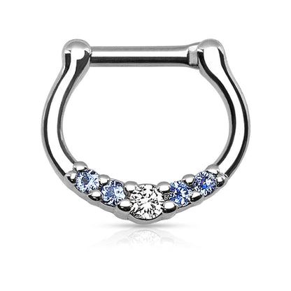 Piercing Septum  Clicker Zirconia Clicker