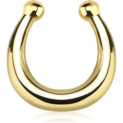 Faux Piercing au nez Septum Pliable