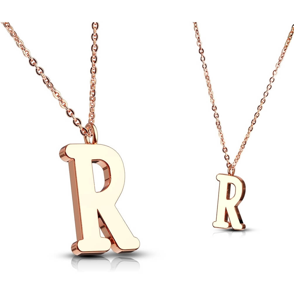 Letters A-Z Roségold