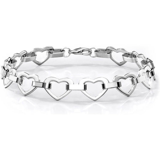 Bracelet Cœurs Argent