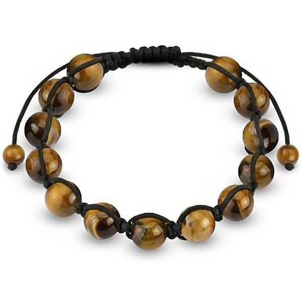 Pearls Chain Tiger Eye Semi-Precious Stone