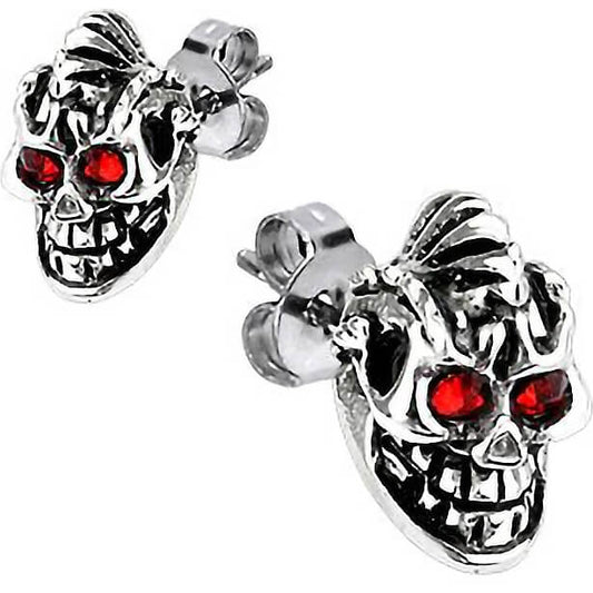 Skull Zirconia Silver