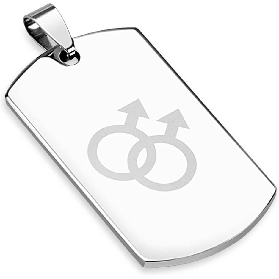 Dog Tag double Marssymbol