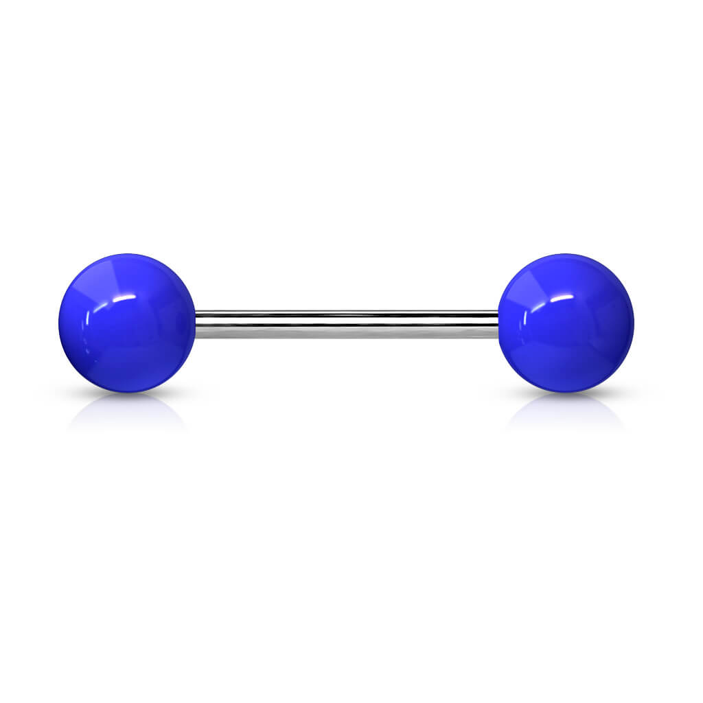 Titanium Barbell Acrylic Ball