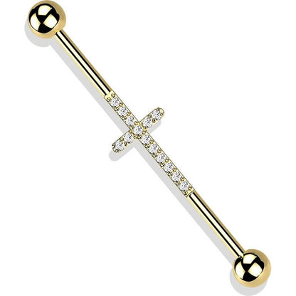 Titan Industrial Barbell Kreuz Zirkonia