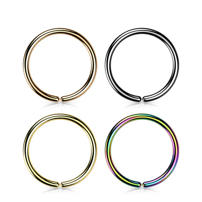 Titanium Ring multi coloured Bendable