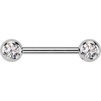 Titan Nippelpiercing Zirkona Innengewinde