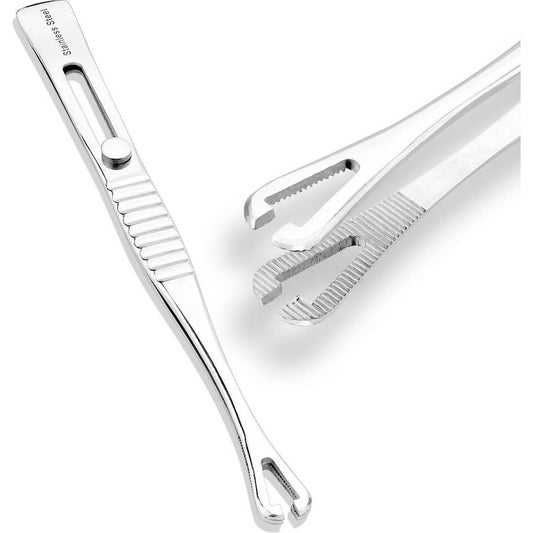 Small Pennington slotted Tweezer Stainless Steel