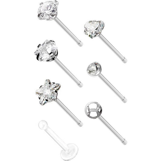 Nose Stud Set Zirconia