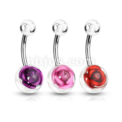 Piercing ombligo Rosa