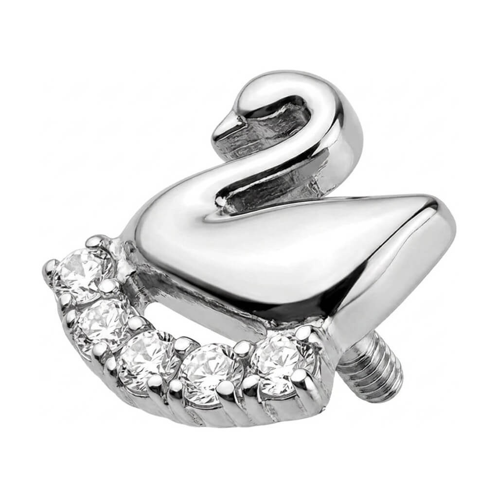 Titanium Top Swan Zirconia Arc Internally Threaded