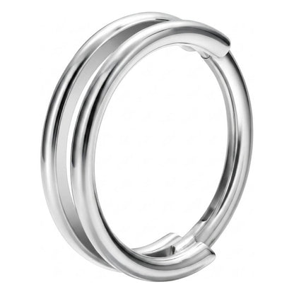 Titanium Ring Double Line Clicker