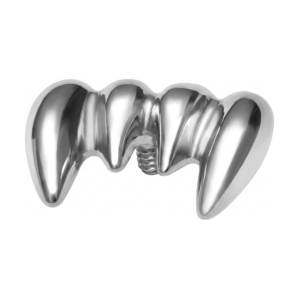 Titanium Top Vampire Fangs Internally Threaded
