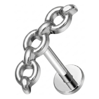 Titanium Labret Chain Internally Threaded